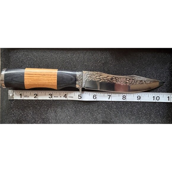 YESWON FIXED BLADE HUNTING KNIFE & SHEATH New - Picture 4 of 10